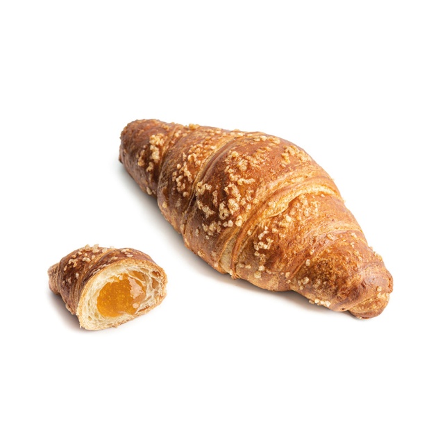 Super filled apricot croissant