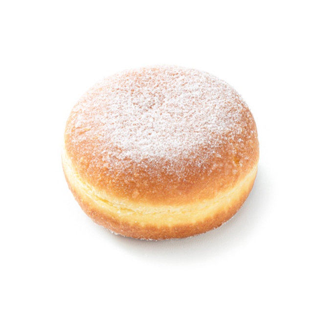 Plain sugar sparkled krapfen