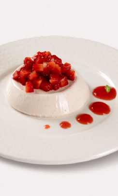 Strawberry Panna Cotta