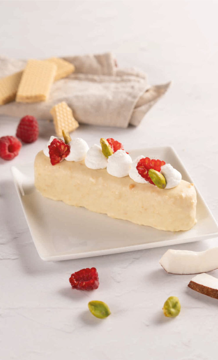 Pistachio, Raspberry & Coconut