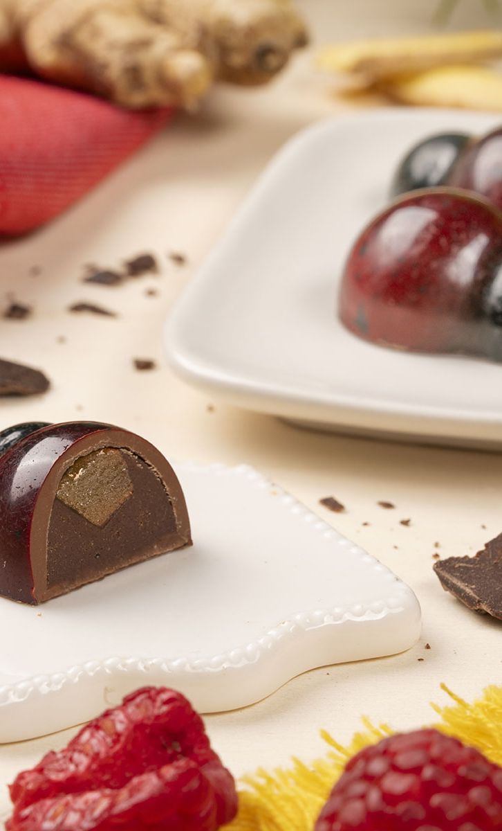 Ginger and Red Fruit Tea Praline