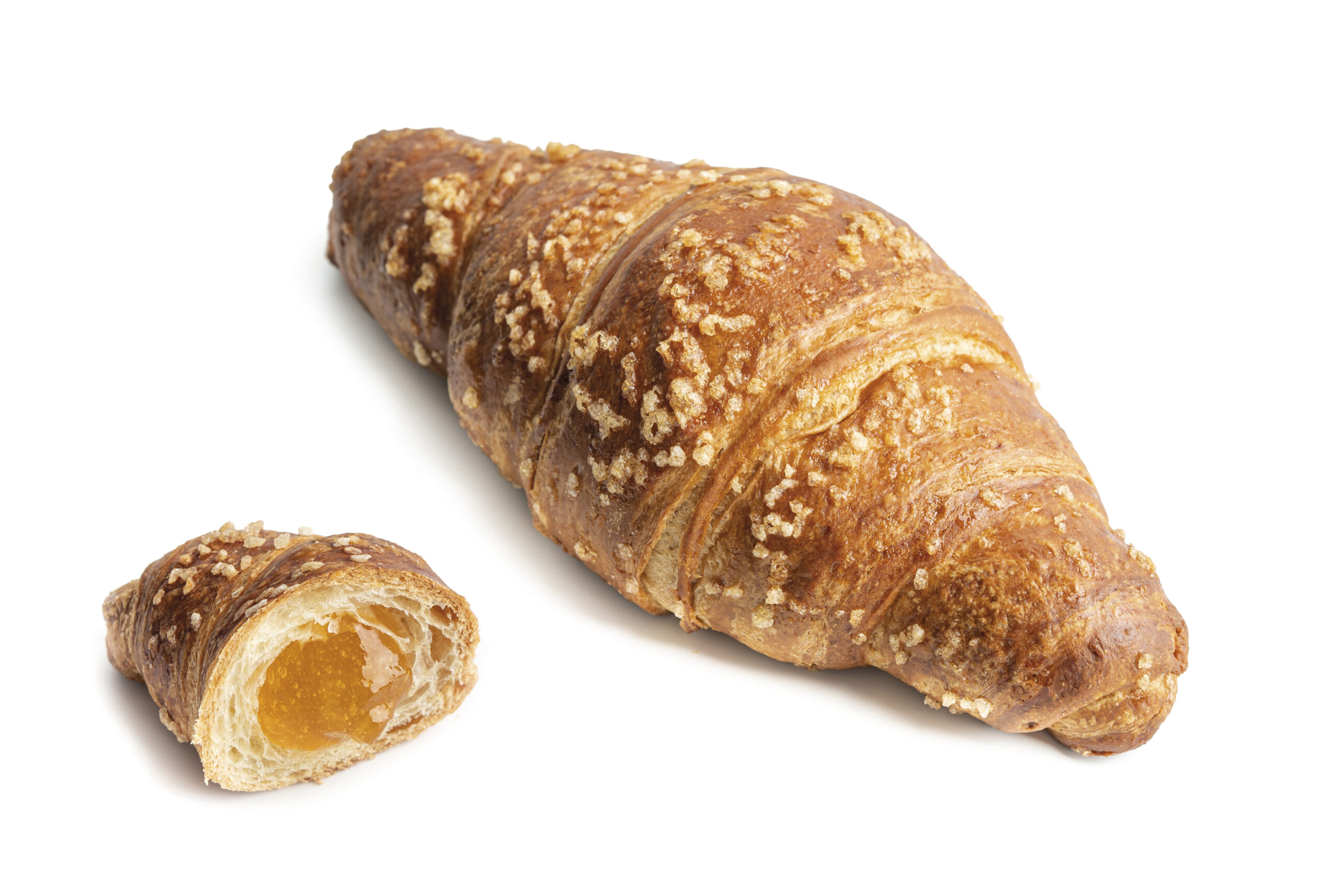 croissant superfarcito all'albicocca