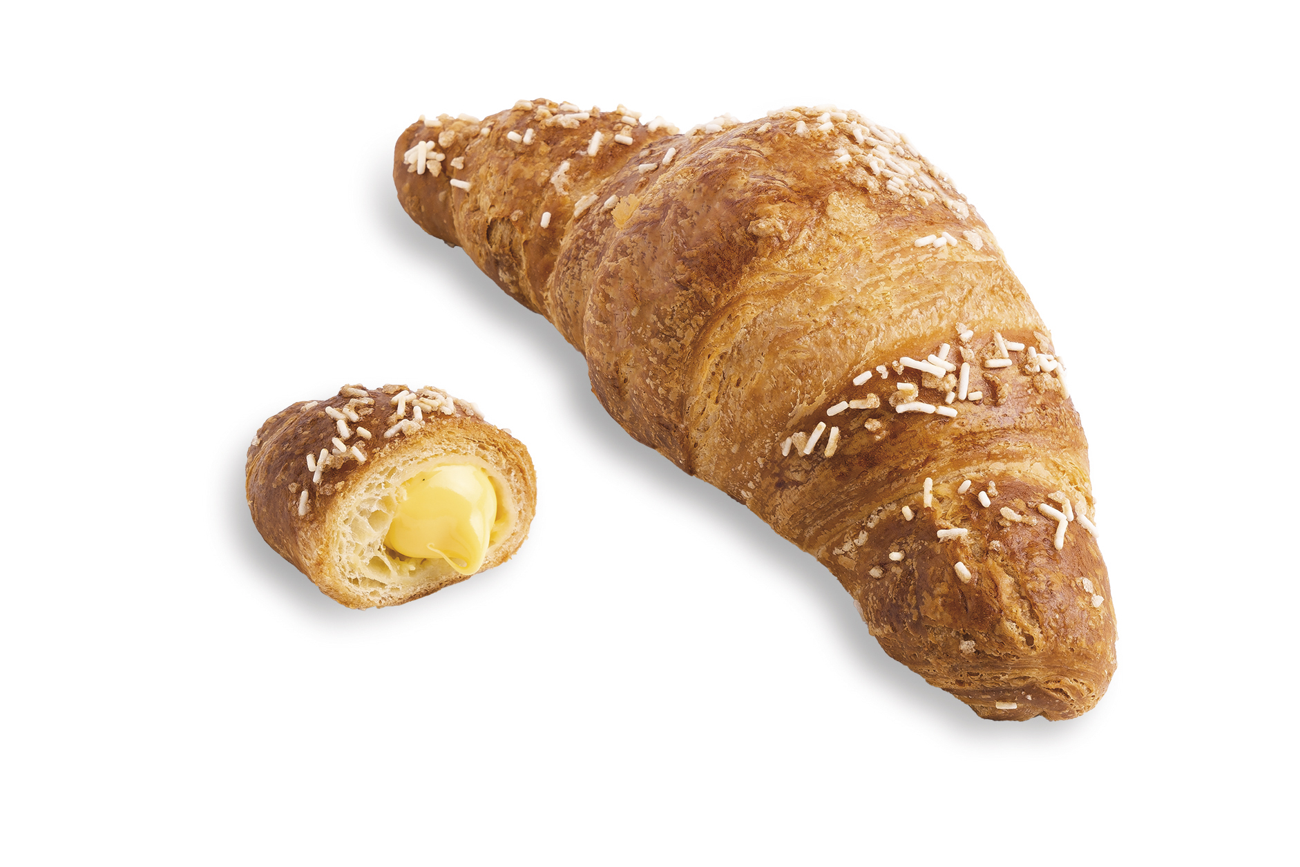 croissant superfarcito alla crema