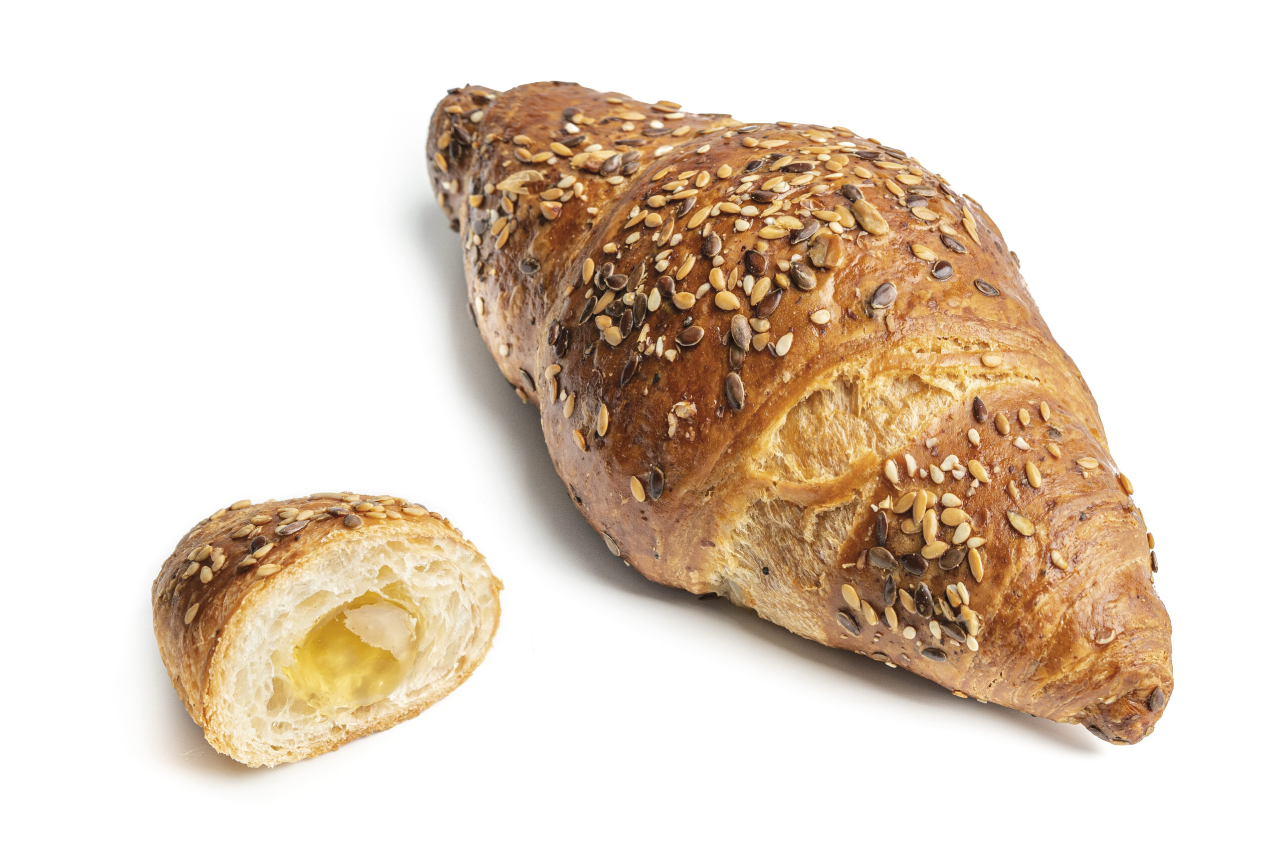 croissant multicereali al miele e allo zenzero