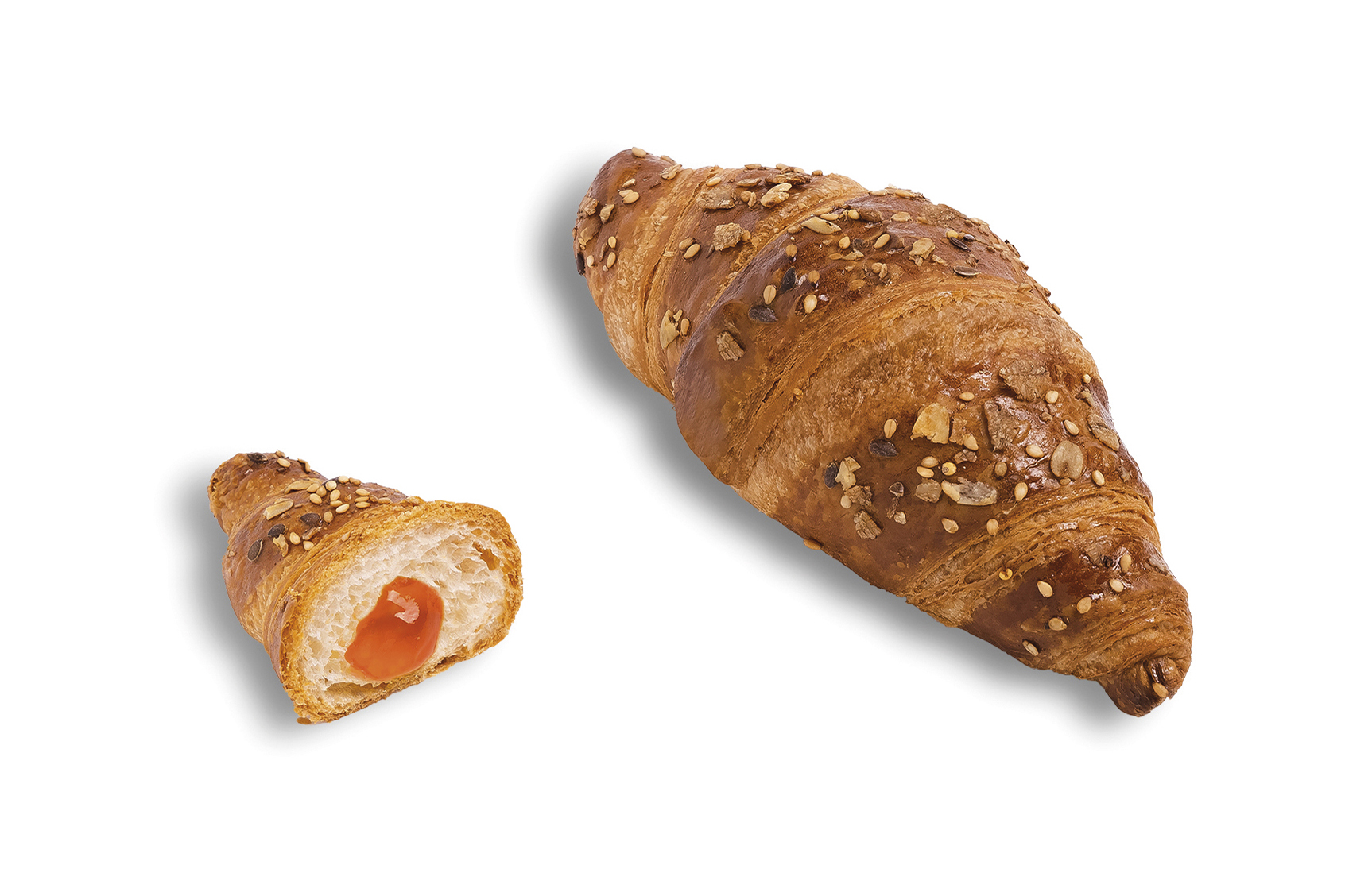 mini croissant vegano ripieno all albicocca