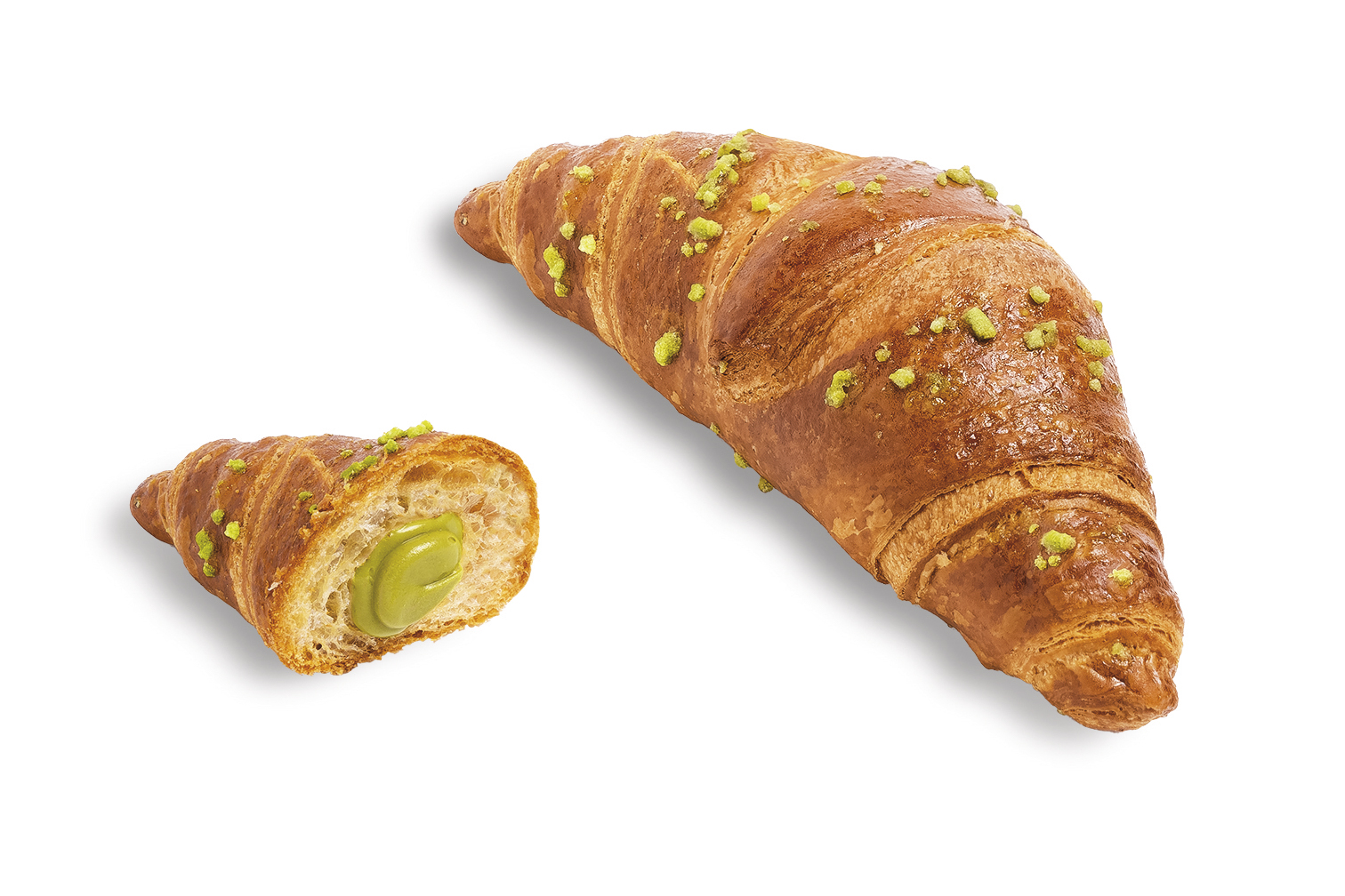 mini croissant pistacchio