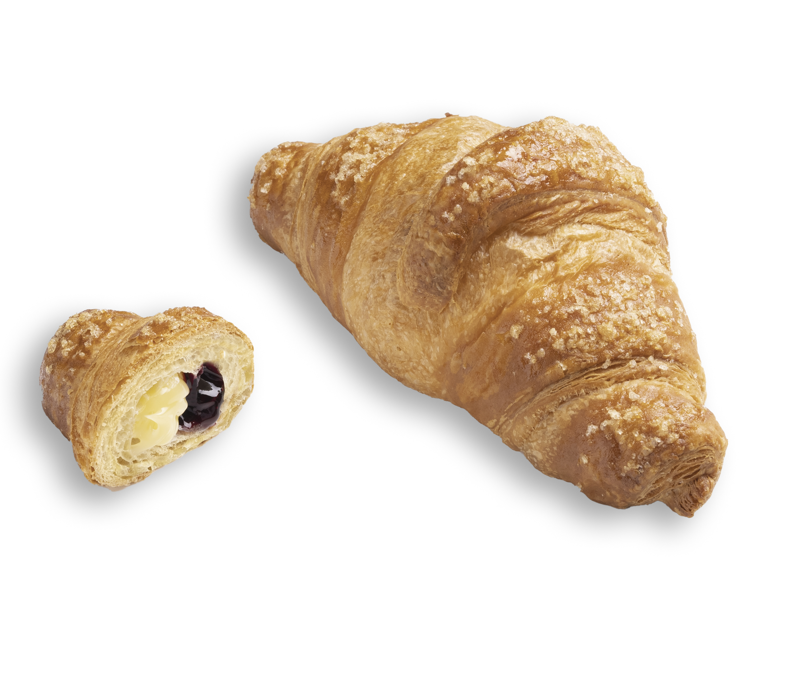 croissant ripieno crema e amarena