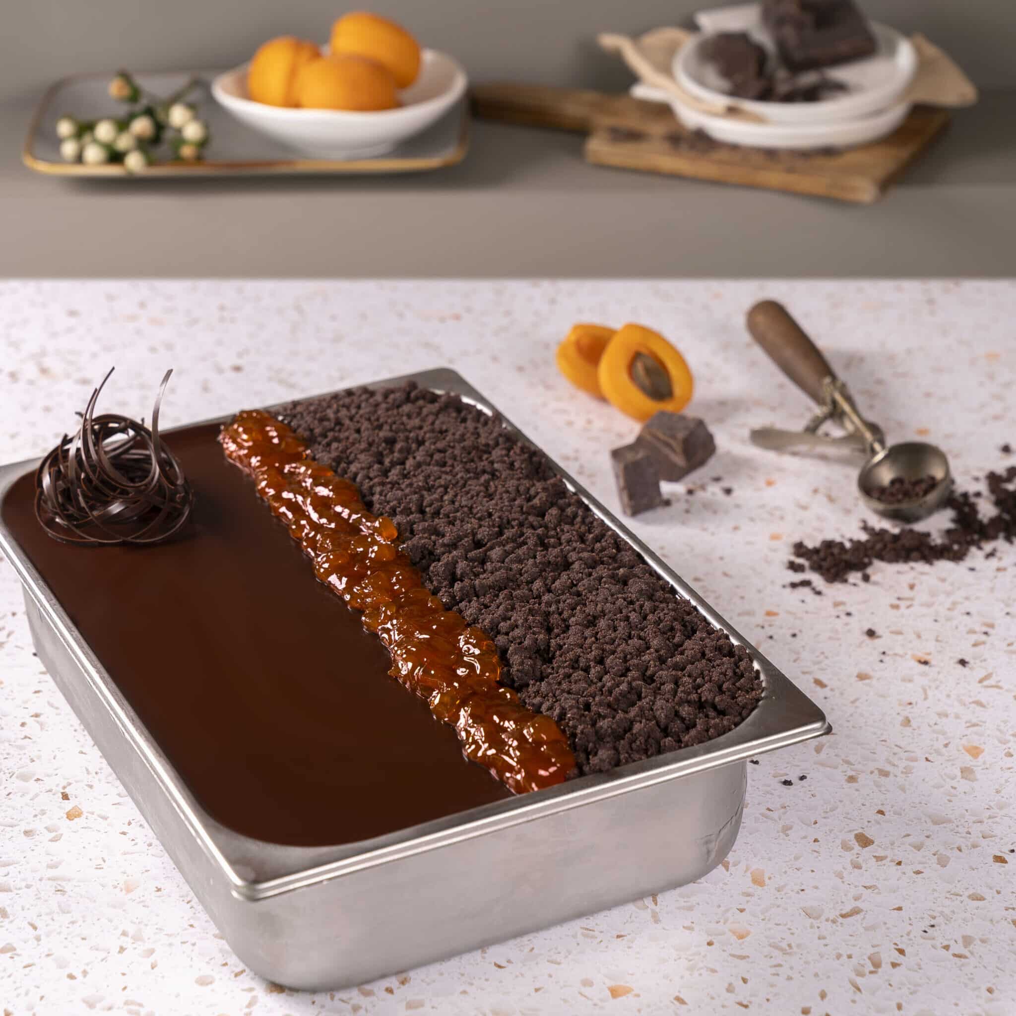 Sacher Crumble Cacao Cioccolato ricette dolci per professionisti