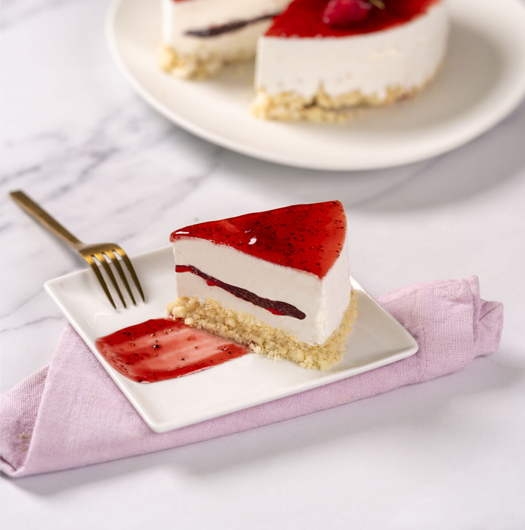 Torta Cheese Cake crumble ricette dolci per professionisti