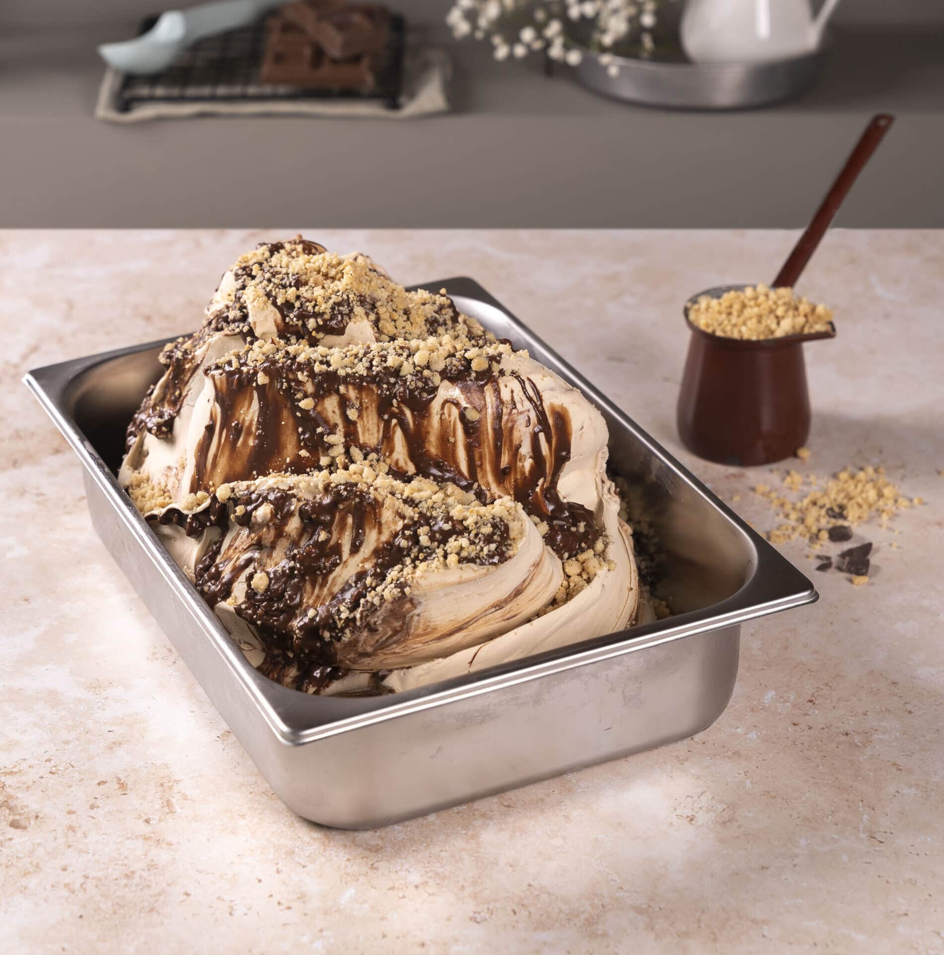 Gelato Crumble Nocciola e Cioccolato